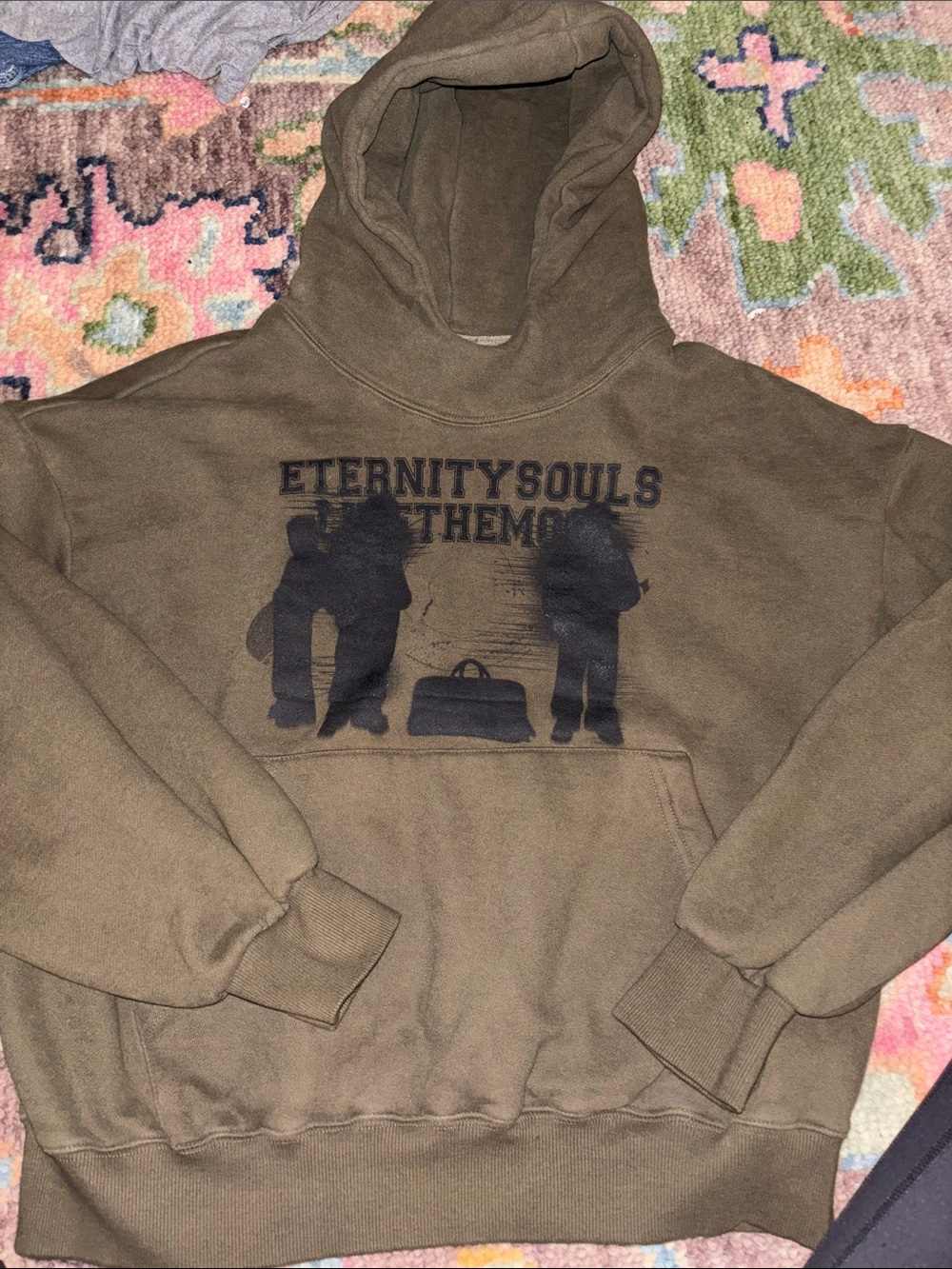 Like The Most Peach Skin List Up Oversized Hoodie